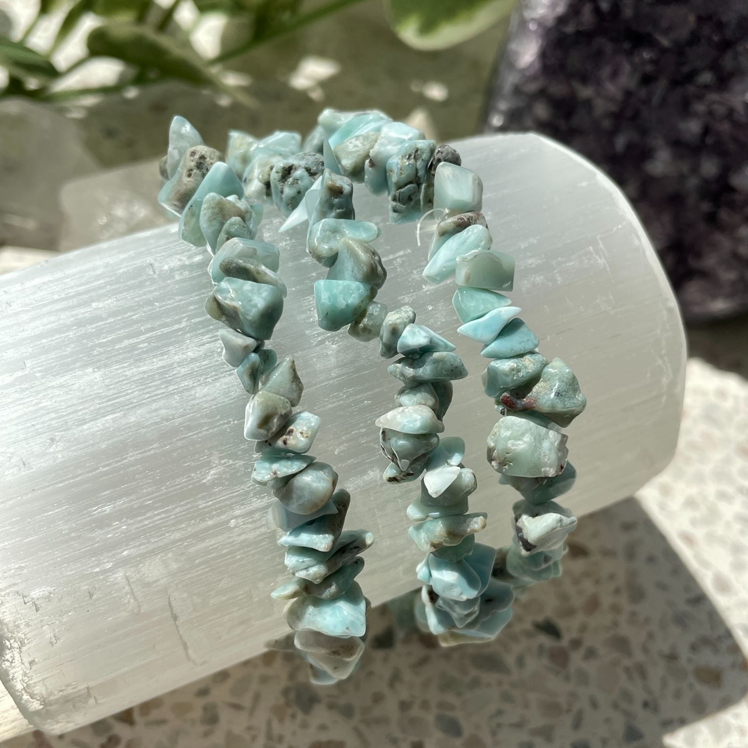 Larimar Chip Bracelet Larimar Chip Bracelet